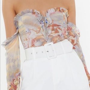 Heavenly Angel Bodysuit Off Shoulder